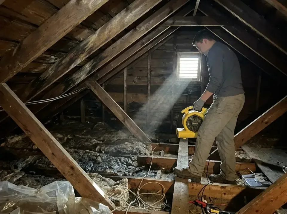 attic-water-damage-drying-proc-007 — frequently asked questions, Emergency Water Extraction & 24/7 Flood Response in Allison…